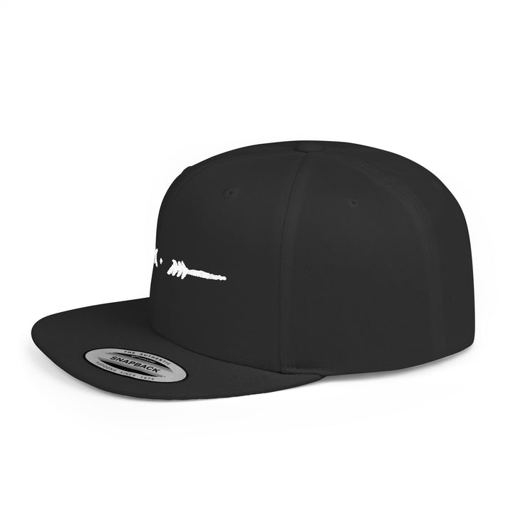 Flat Bill Embroidered Snapback