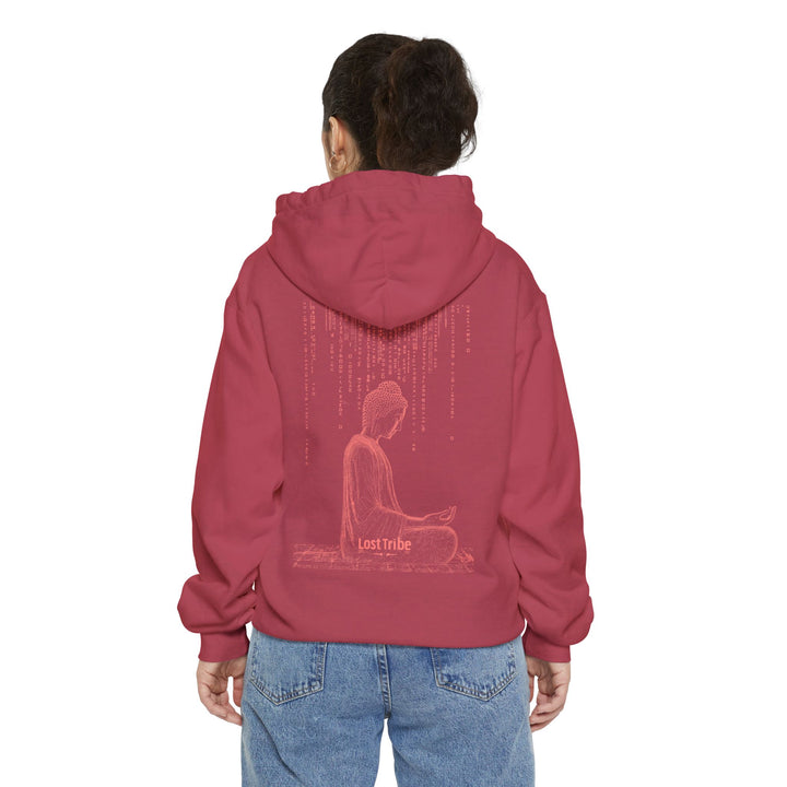 Unisex Garment-Dyed Hoodie - Matrix Monks (Pastel)