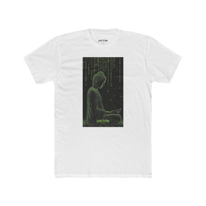 Super Soft Cotton Crew Tee - Matrix Monks (Igloo)