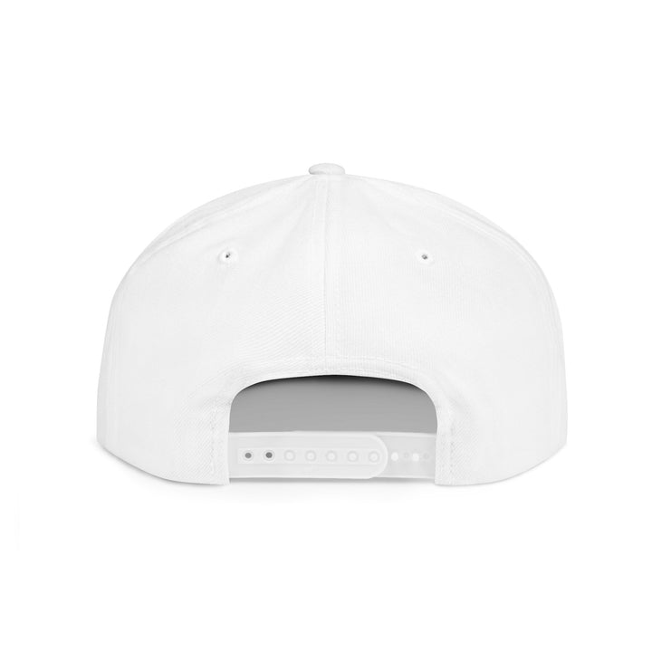 Flat Bill Embroidered Snapback