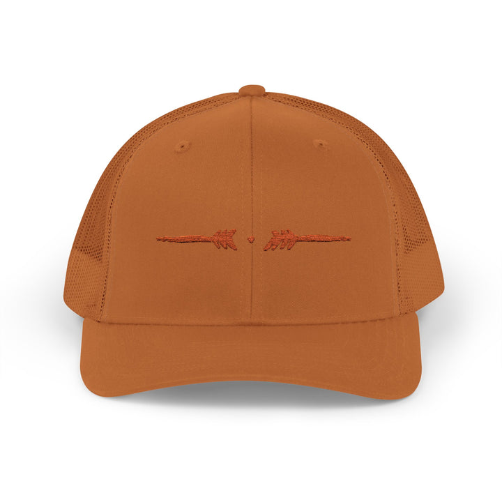 Eternal Arrows Snapback Cap - Orange on Amber