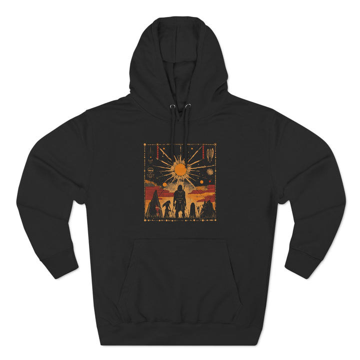 Three-Panel Fleece Hoodie - Seek the Light