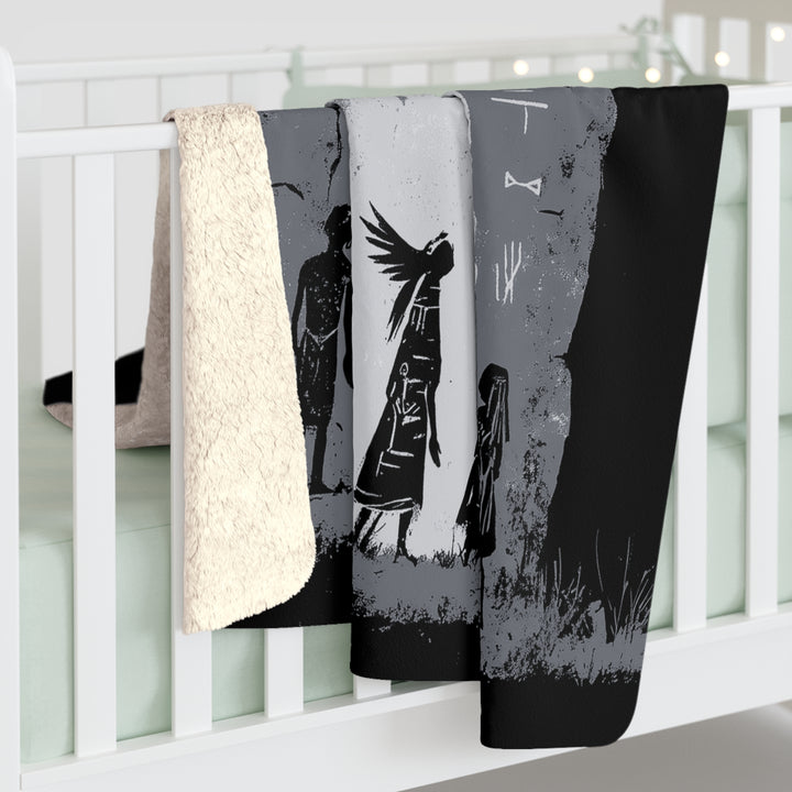 Fleece Stargazing Blanket - Messengers (Grey)