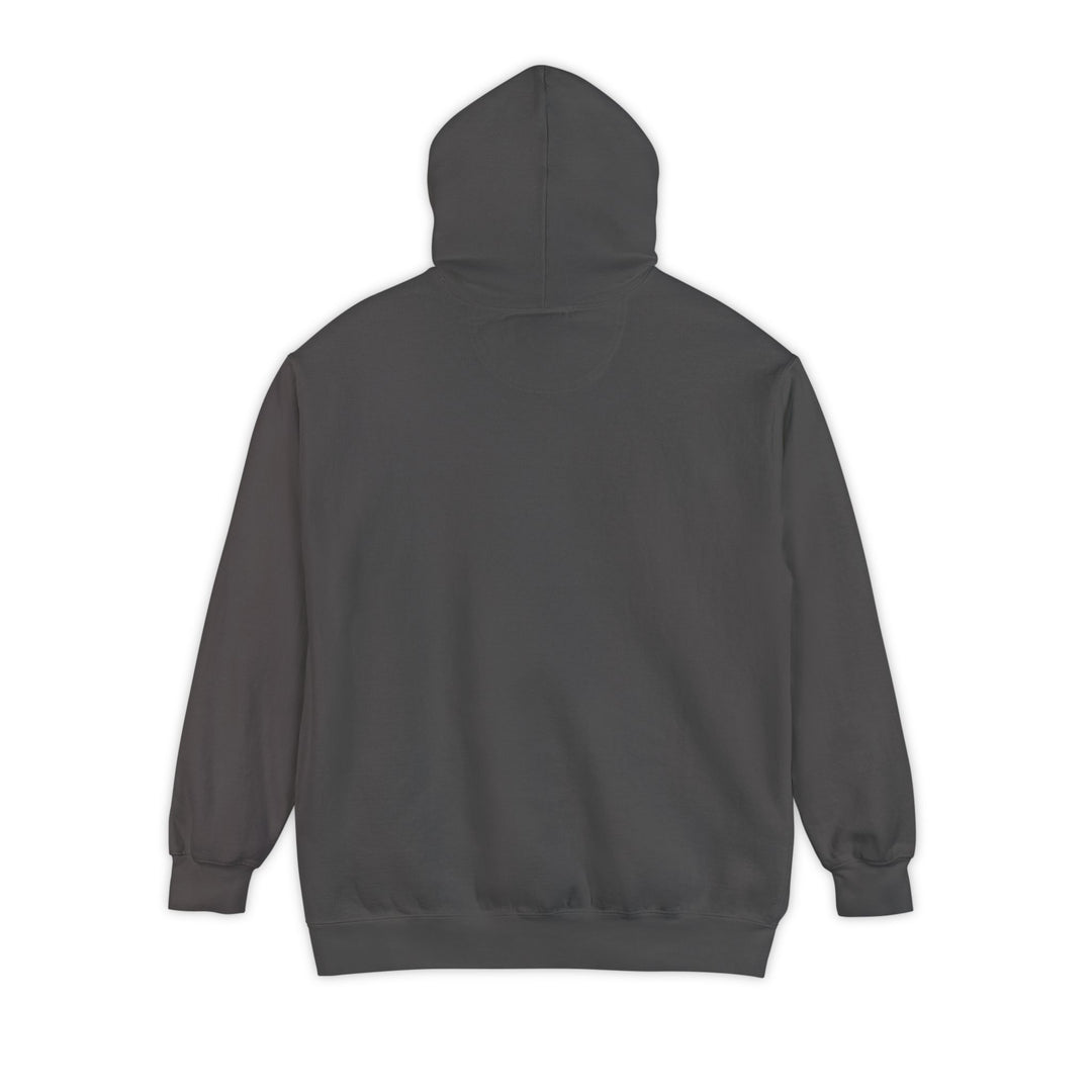 Unisex Garment-Dyed Hoodie - Eternal Arrows (Pepper)