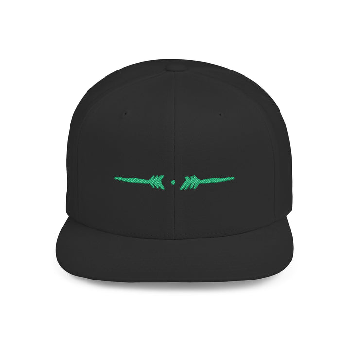 Flat Bill Embroidered Snapback