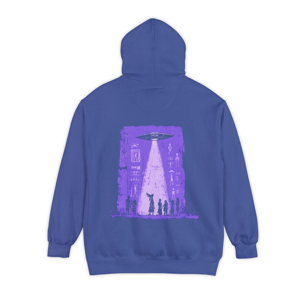 Unisex Garment-Dyed Hoodie - Messengers (Lavender)