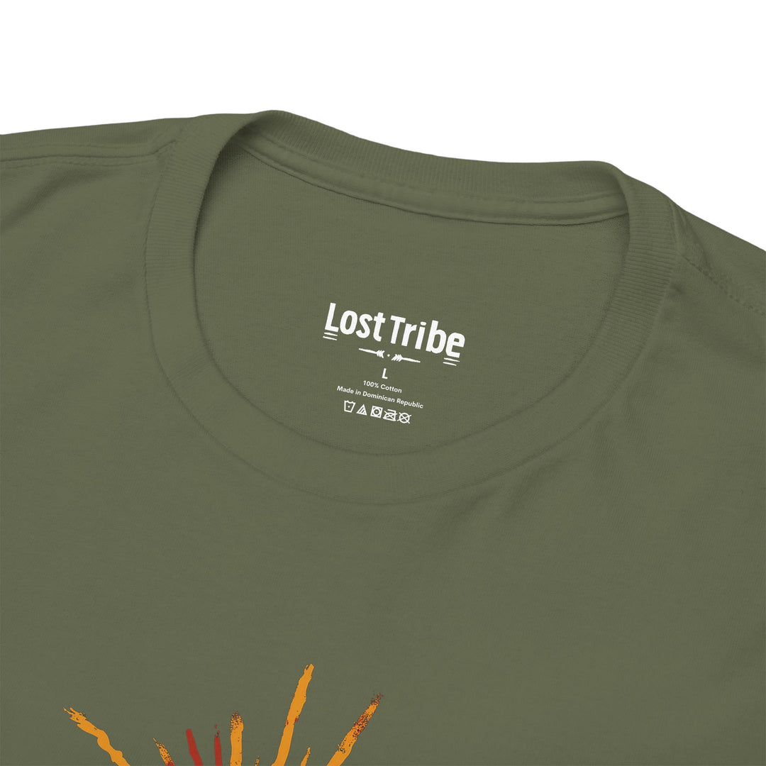 Unisex Heavy Cotton Tee - Seek the Light (Military Green)