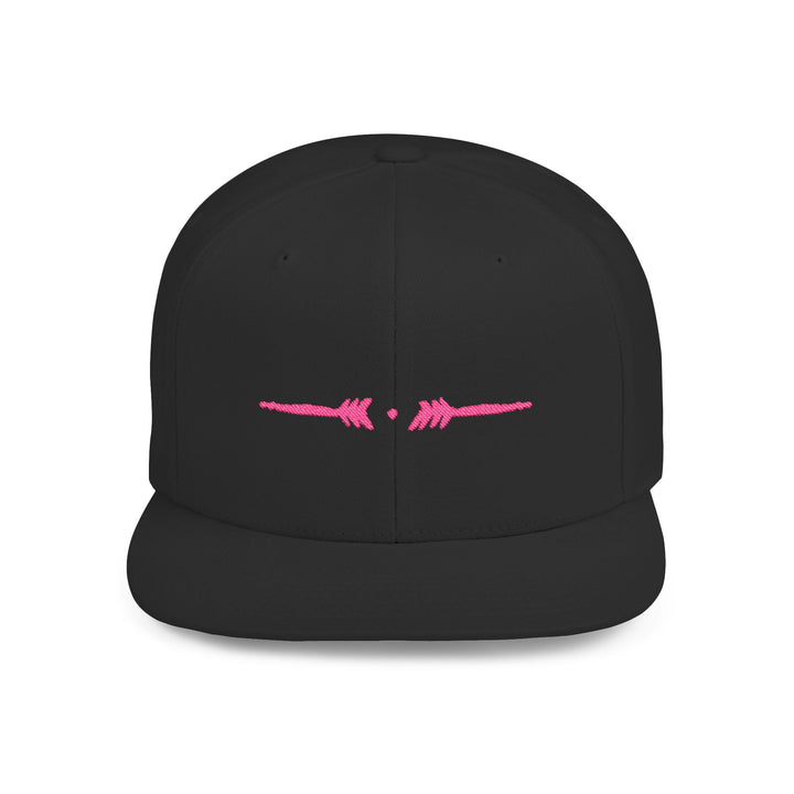 Flat Bill Embroidered Snapback