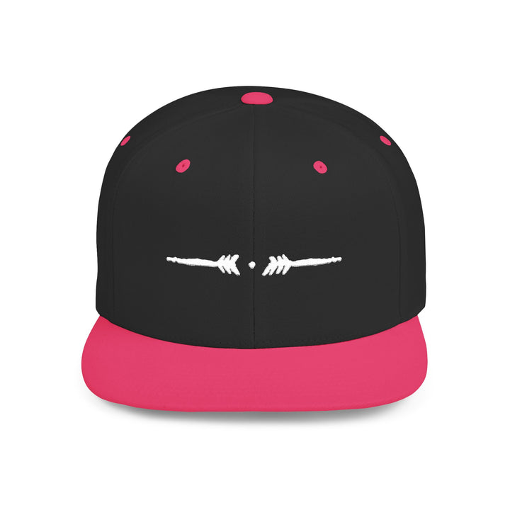 Flat Bill Embroidered Snapback