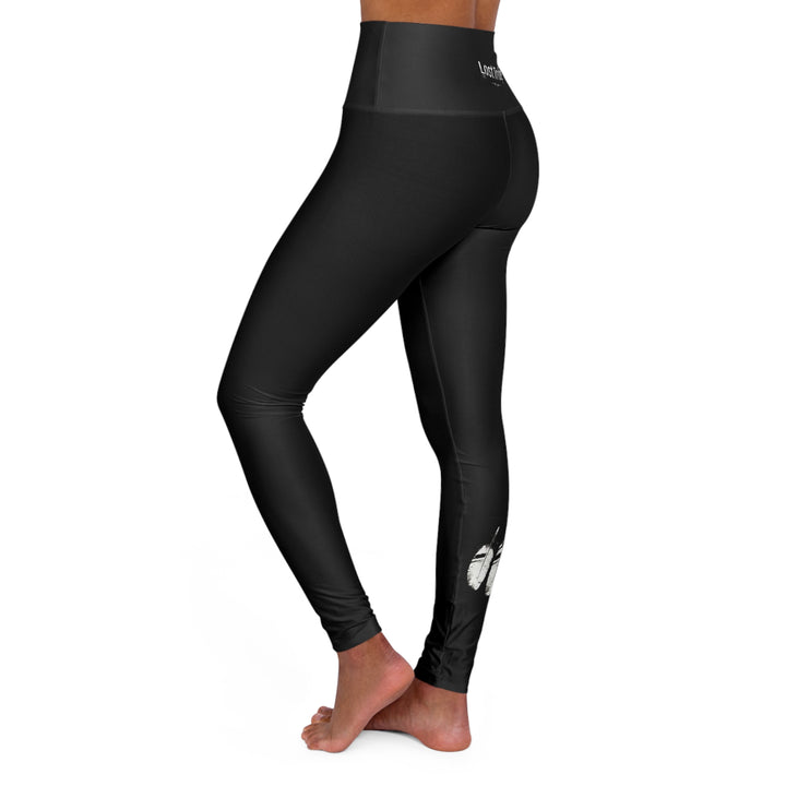 High Waisted Yoga Leggings - Black