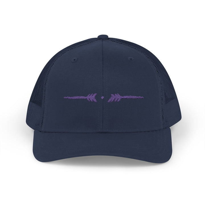 Eternal Arrows Snapback Cap - Purple on Navy