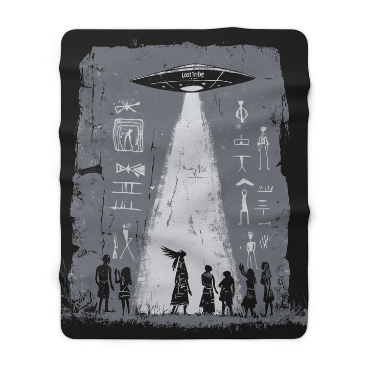 Fleece Stargazing Blanket - Messengers (Grey)