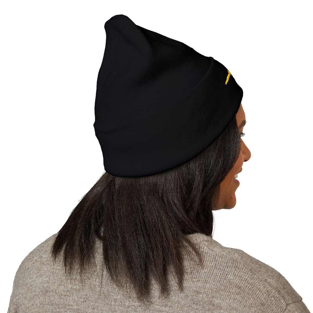 Classic Cuffed Embroidered Beanie - Yellowjacket
