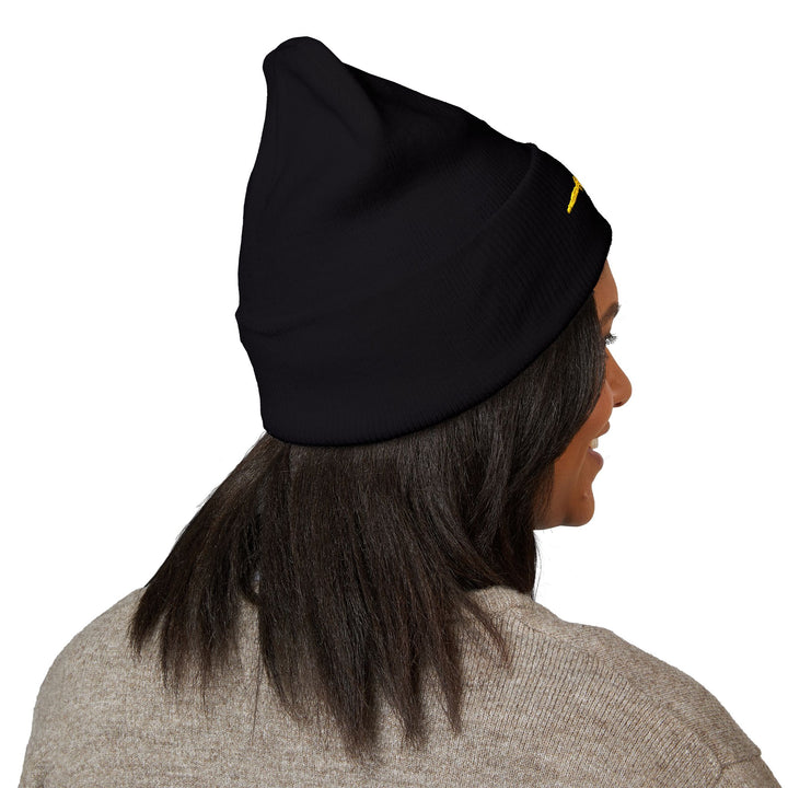 Classic Cuffed Embroidered Beanie - Yellowjacket