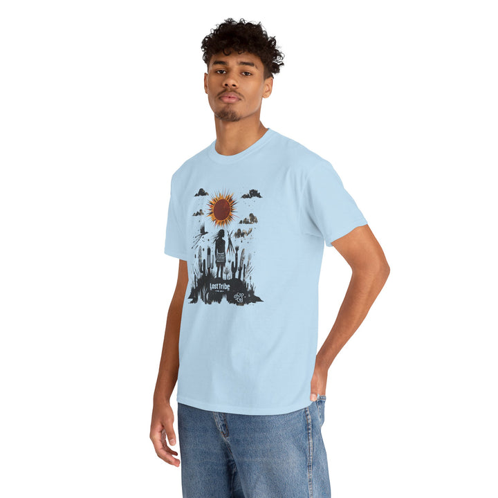 Unisex Heavy Cotton Tee - Desert Dreams (Periwinkle)
