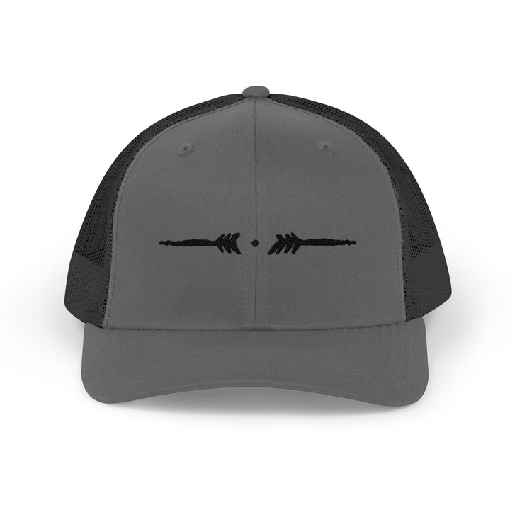 Eternal Arrows Snapback Cap - Midnight Charcoal