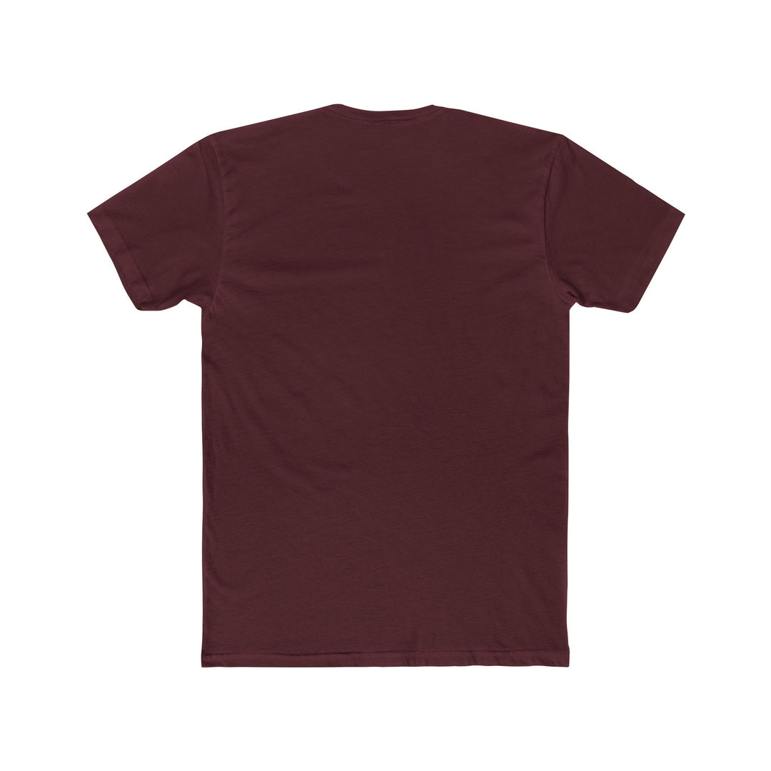 Super Soft Cotton Crew Tee - Matrix Monks (Crimson Coral)