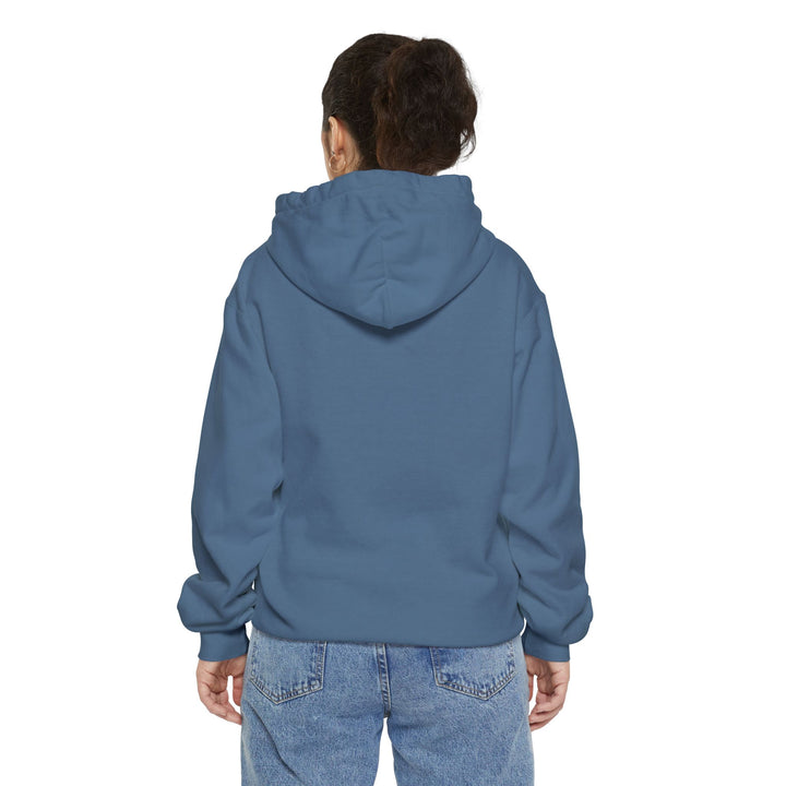Unisex Garment-Dyed Hoodie - Eternal Arrows (Blue Jean)