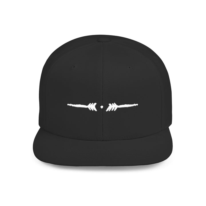 Flat Bill Embroidered Snapback