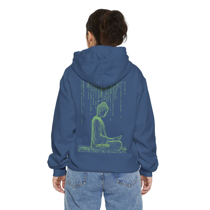 Unisex Garment-Dyed Hoodie - Matrix Monks (Navy)