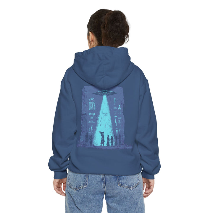 Unisex Garment-Dyed Hoodie - Messengers (Navy)