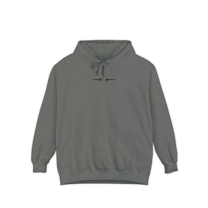 Unisex Garment-Dyed Hoodie - Eternal Arrows (Grey)