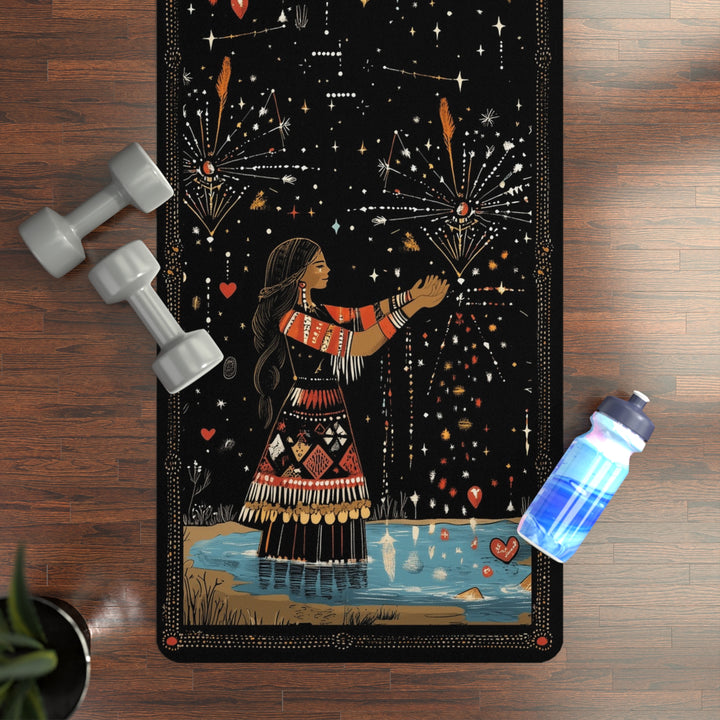Rubber Yoga Mat - Water Blessings