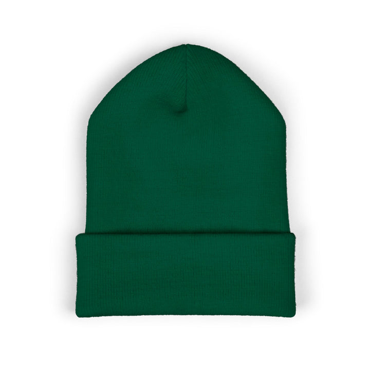 Classic Cuffed Embroidered Beanie - Rojo Spruce