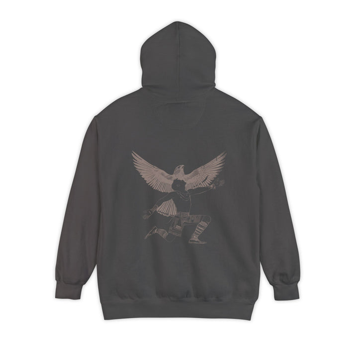 Unisex Garment-Dyed Hoodie - Seek the Light (Chocolate)