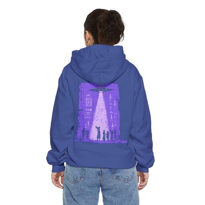 Unisex Garment-Dyed Hoodie - Messengers (Lavender)