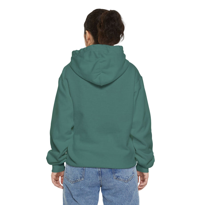 Unisex Garment-Dyed Hoodie - Eternal Arrows (Light Green)