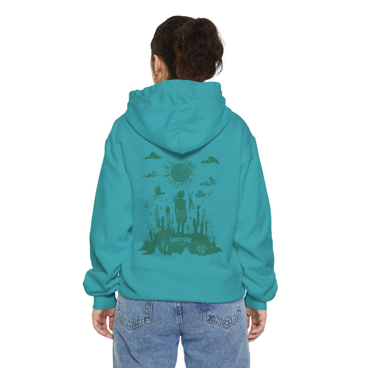 Unisex Garment-Dyed Hoodie - Desert Dreams (Thyme)