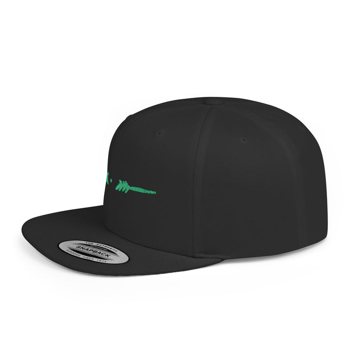 Flat Bill Embroidered Snapback