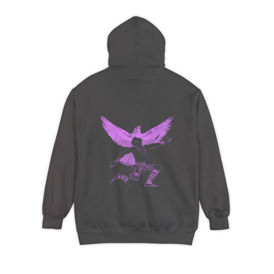 Unisex Garment-Dyed Hoodie - Seek the Light (Pepper Lilac)