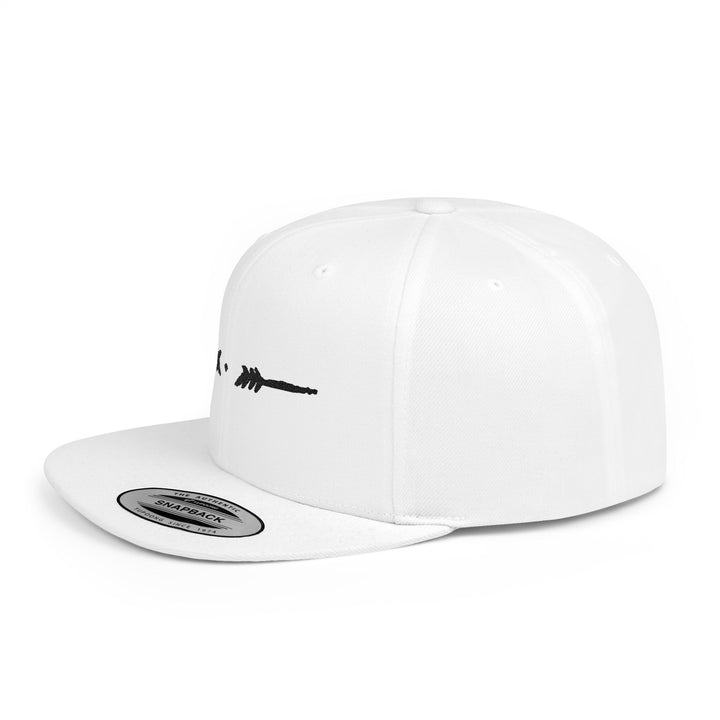 Flat Bill Embroidered Snapback