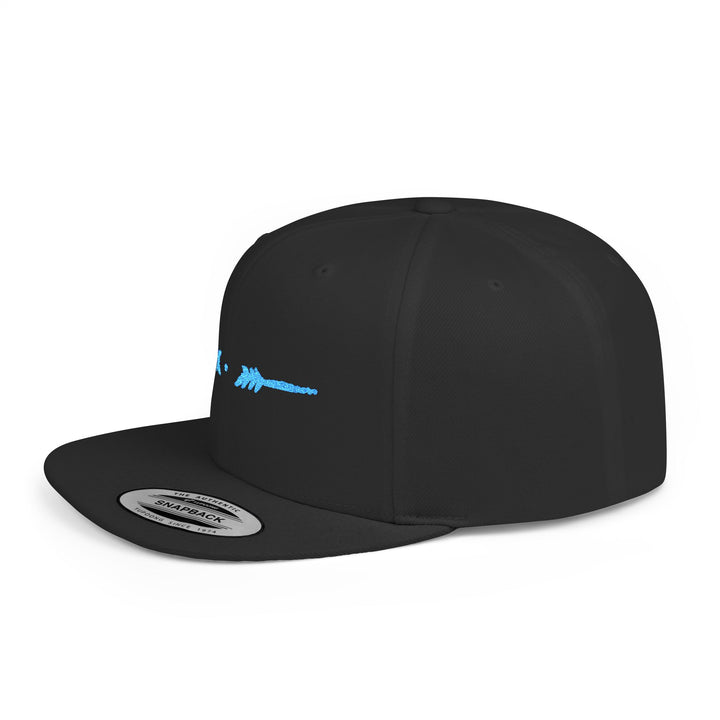 Flat Bill Embroidered Snapback
