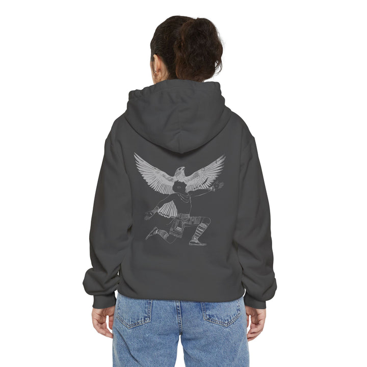 Unisex Garment-Dyed Hoodie - Seek the Light (Ghost)