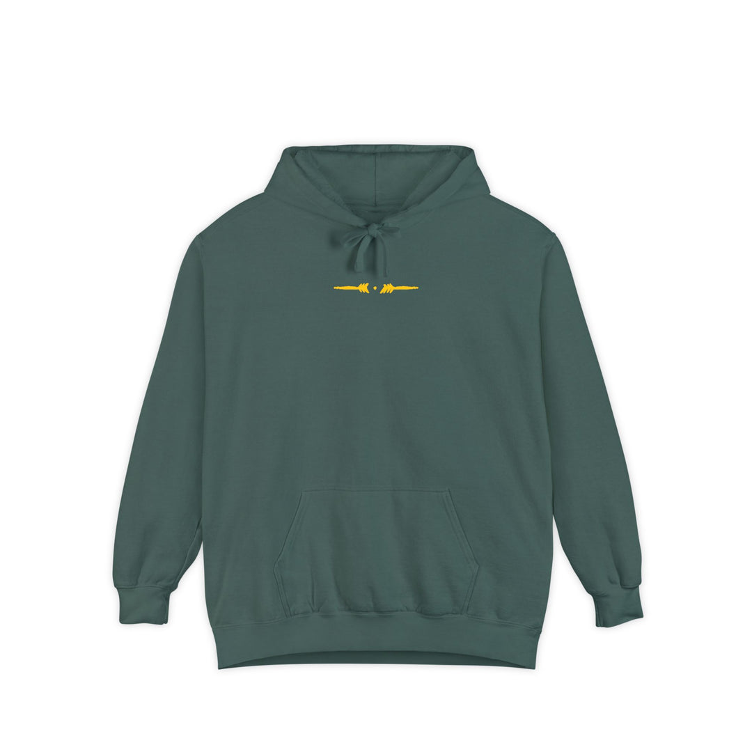 Unisex Garment-Dyed Hoodie - Seek the Light (Golden Spruce)