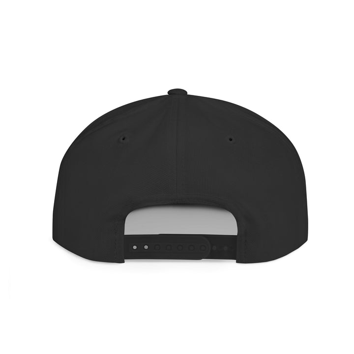 Flat Bill Embroidered Snapback