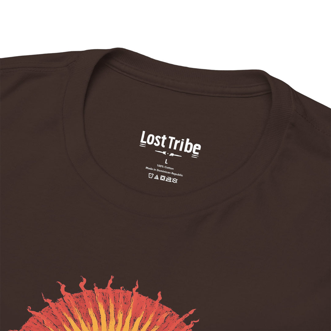 Unisex Heavy Cotton Tee - Guru Guardians (Dark Chocolate)