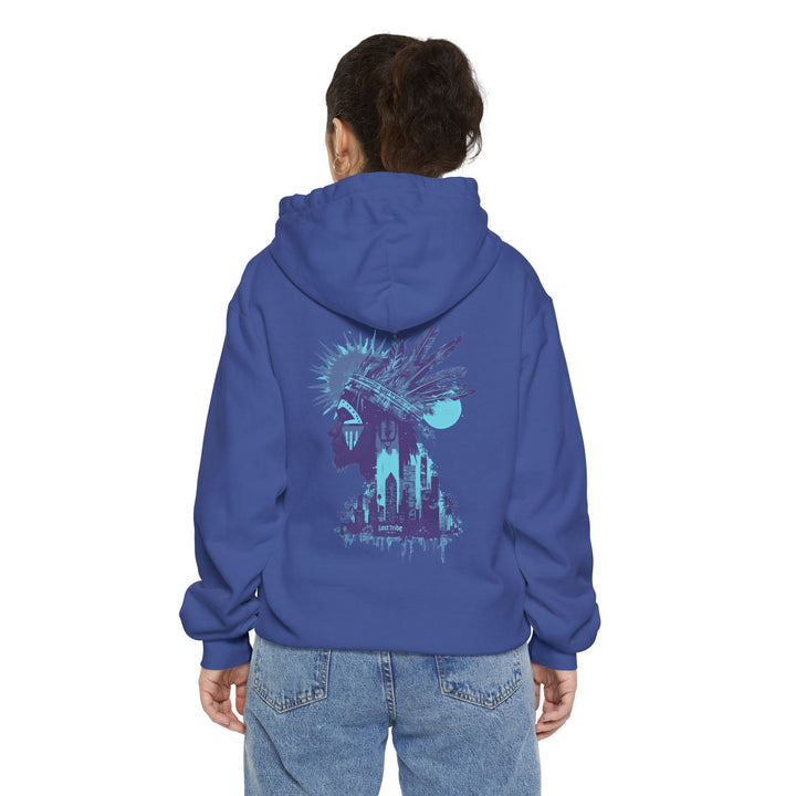 Unisex Garment-Dyed Hoodie - Urban Decay (Flow Blue)