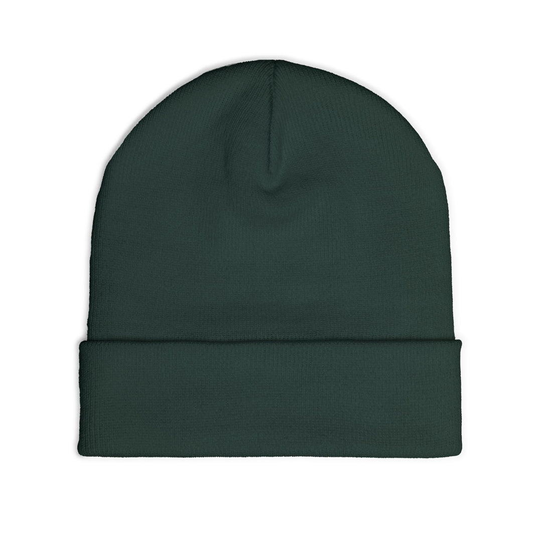 Comfy embroidered beanie - Yellowjacket Forest