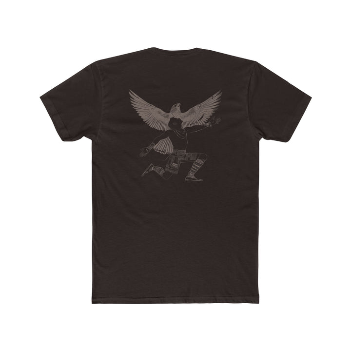 Super Soft Cotton Crew Tee - Seek the Light (Chocolate)