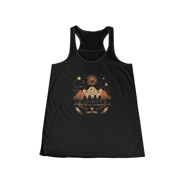 Women's Flowy Racerback Tank - Lost in Love