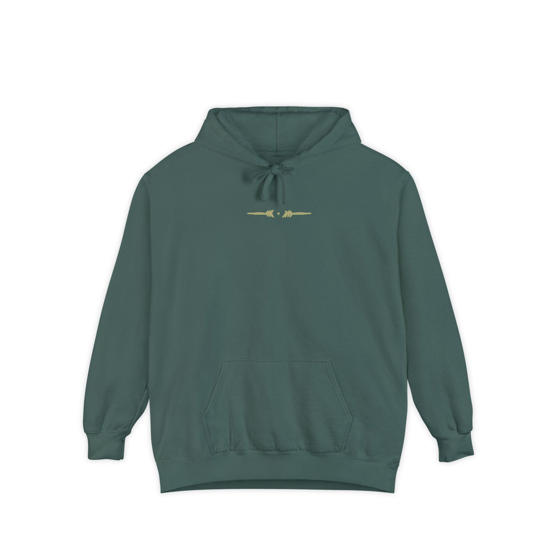 Unisex Garment-Dyed Hoodie - Messengers (Moss)