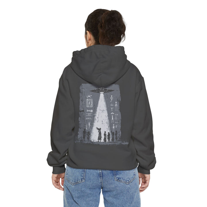 Unisex Garment-Dyed Hoodie - Messengers (Ghost)