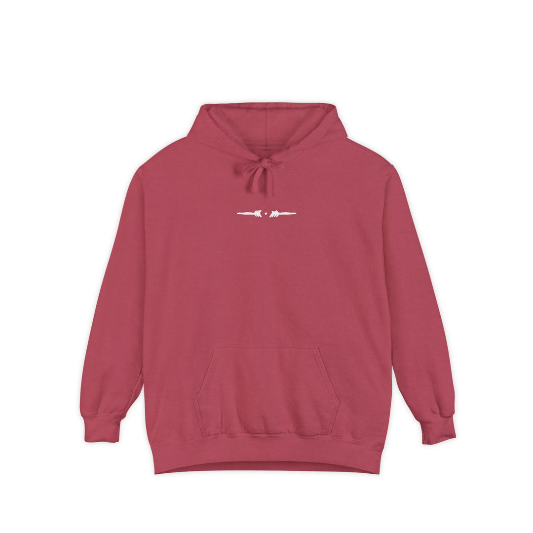 Unisex Garment-Dyed Hoodie - Modern Monks (Paprika)