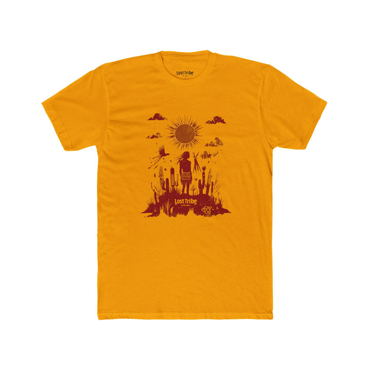 Super Soft Cotton Crew Tee - Desert Dreams (Gold)