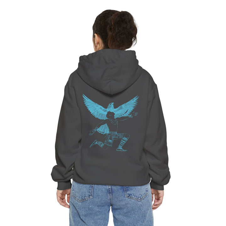 Unisex Garment-Dyed Hoodie - Seek the Light (Pepper Ice)