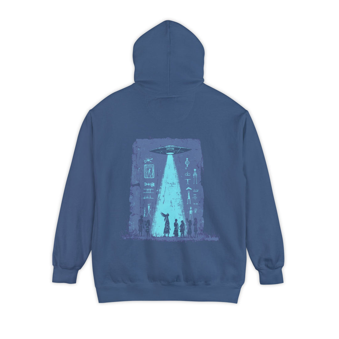 Unisex Garment-Dyed Hoodie - Messengers (Navy)